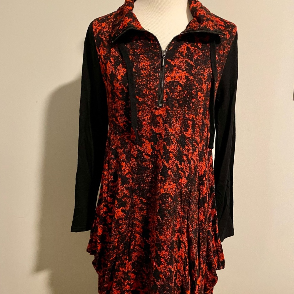 Kensie Red and Black Dress Med